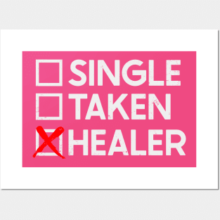 Single Taken Healer Posters and Art